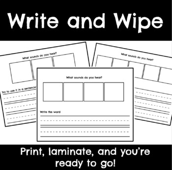 Preview of Write and Wipe