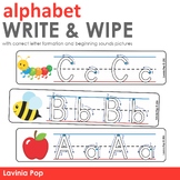 Alphabet Write and Wipe with Correct Letter Formation