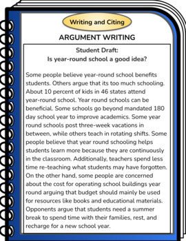 write arguments to support claims worksheet