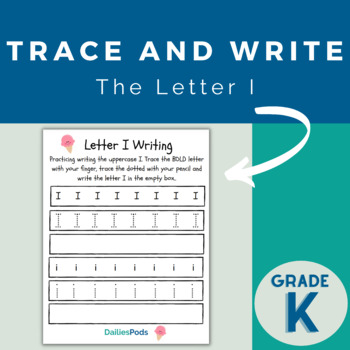 Preview of Write the Letter Ii | Letter Tracing and Writing Printable Worksheet