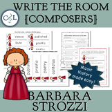 Write the Music Room: Composers - Barbara Strozzi