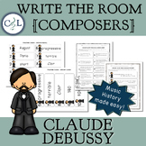 Write the Music Room: Composers - Claude Debussy
