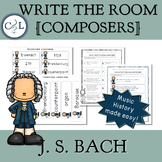Write the Music Room: Composers - Johann Sebastian Bach