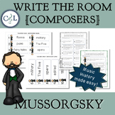 Write the Music Room: Composers - Modest Mussorgsky