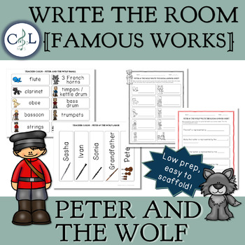 Preview of Write the Music Room: Famous Works - Peter & the Wolf