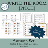 Write the Music Room: Pitch - Autumn Set