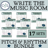Write the Music Room: Pitch & Rhythm Bundle