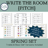 Write the Music Room: Pitch - Spring Set