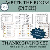 Write the Music Room: Pitch - Thanksgiving Set