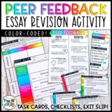 Peer Feedback Essay Revision Activity