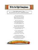 Homophones: How to Write Right