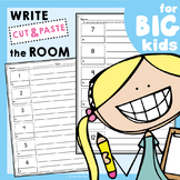 Write the Room Sentence Worksheet