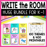 Write the Room Kindergarten & First Grade Template, 100+ T