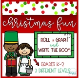 Write the Room AND Roll + Graph ~ "12 Days of Christmas" theme