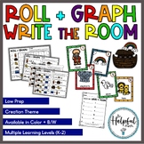 Write the Room AND Roll + Graph ~ "Noah and the Flood" theme