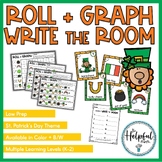 Write the Room AND Roll + Graph ~ St. Patrick's Day holiday theme