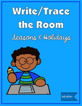 Preview of Write the Room Activity Bundle -- Seasons and Holidays