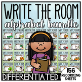 Alphabet Write the Room Bundle with Differentiation