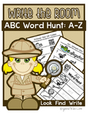 Write the Room - Alphabet Word Hunt A-Z Bundle