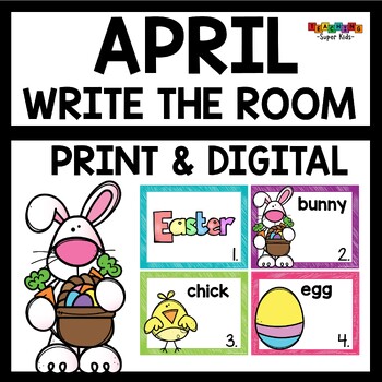 Preview of April Write the Room Print & Digital