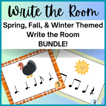 Preview of Write the Room - BUNDLE for Writing, Reading, and Composing Rhythms!
