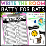 Write the Room: Batty for Bats Vocabulary - Differentiated