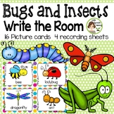 Bugs and Insects Write the Room - 16 cards