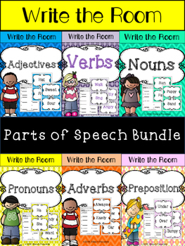 parts of speech write the room