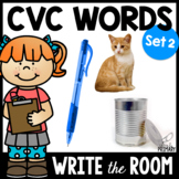 Write the Room | CVC Words (set 2) | Kindergarten and First Grade