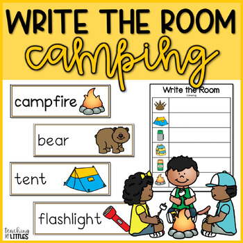 Preview of Write the Room | Camping
