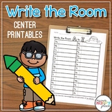Write the Room Center Printables