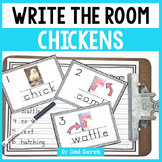 Write the Room Chickens & Chicks | Farm Animal Activity Fo