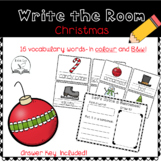 Write the Room- Christmas! Includes bonus activity.