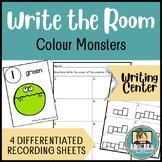Write the Room Color Monsters | Color Recognition | Writin