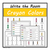 Write the Room Crayon Colors