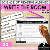 Write the Room Decodable Sentences - CVC short vowel