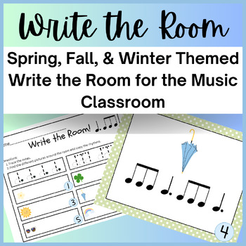 Preview of Write the Room - Dotted Quarter and Triplet Eighth Notes in 6/8 Writing