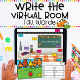 Write the Room Fall Words | Google Slides