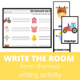 Write the Room - Farm Themed Writing Activity for Centers