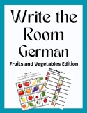 Write the Room German - Fruits and Vegetables Edition