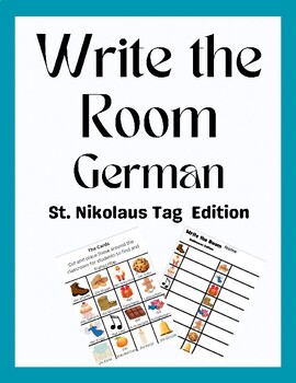 Preview of Write the Room German - St.Nikolaus Tag Edition