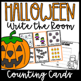 October/Halloween Math Center- Write the Room Counting Cards