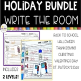 Write the Room Holiday Bundle | Kindergarten 1st Grade