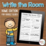 Write the Room: Home Edition for Google Slides, Distance Learning