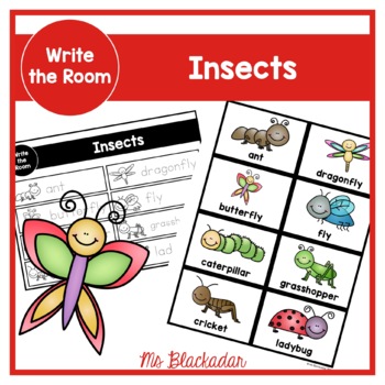 Write the Room - Insects by Ms Blackadar | TPT