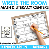 Write the Room Literacy and Math Kindergarten Centers - Wi