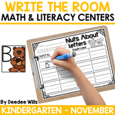 Write the Room Literacy and Math Kindergarten Centers - Fa