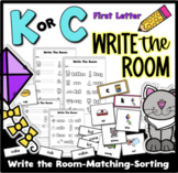 Write the Room K vs. C  Sorts Matching & Writing the Room 