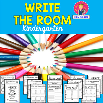 Preview of Write the Room Kindergarten