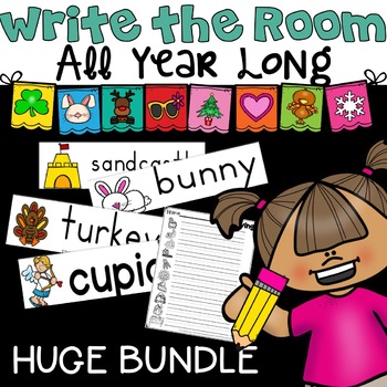 Preview of Write the Room Kindergarten Preschool